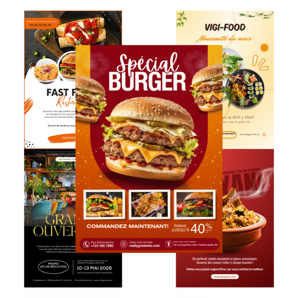 Pack 5 Flyers Personnalisés