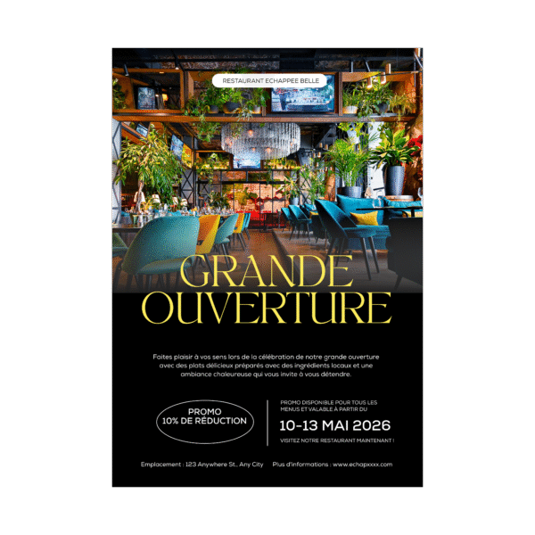 Pack 5 Flyers Personnalisés